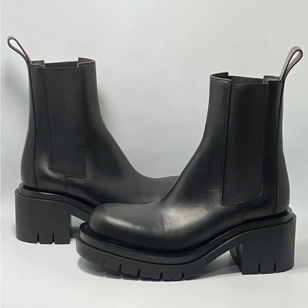 Bottega Veneta Lug Sole Pull On Ankle Boots size 39